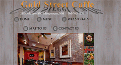 Desktop Screenshot of goldstreetcaffe.com